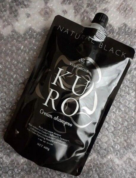 VALANROSE KURO クリームシャンプー Natural Black 400g