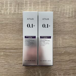 【2本セット】【アヌア/ANUA】レチノール0.1 カフェインリバイタライジングアイクリーム 30g