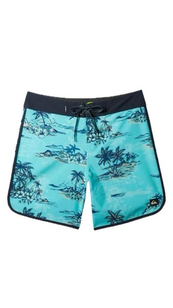 30 新品 QUIKSILVER 水陸両用 クイックシルバーサーフパンツ 海パン ハーフパンツ