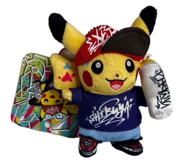 ポケモンセンターシブヤ限定 マスコットキーホルダー ぬいぐるみ ピカチュウ マスコット ポケモンセンター