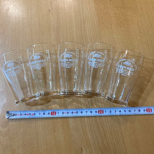 レトロ キリンビール グラス 5個セット