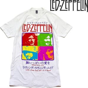 OJICO LED ZEPPELIN(レッド・ツェッペリン) バンドTシャツ 半袖 Mサイズ タグ付き 洋楽 アルバム