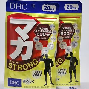 【新品未開封】DHC マカストロング20日分 2個セット