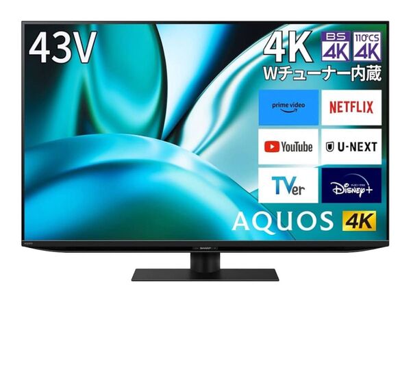 【新品】シャープ 43V型 4K 液晶 テレビ AQUOS 4T-C43FN2