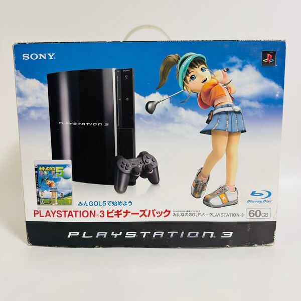 PS3 プレステ3 60GB 本体 初期型 CECHA00 みんゴル5