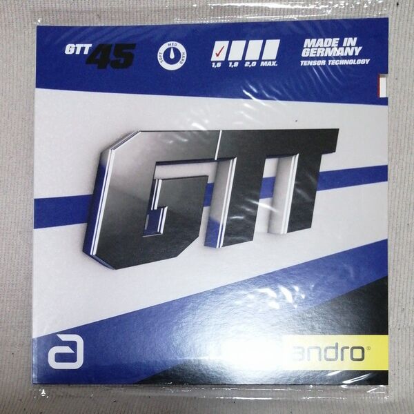 【新品未開封】andro GTT45 卓球ラバー 裏ソフト