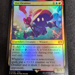 MTG 迷える黒魔道士、ビビ 英語版 foil 金R Vivi Ornitier マジック・ザ・ギャザリング 神話レア FFⅨ