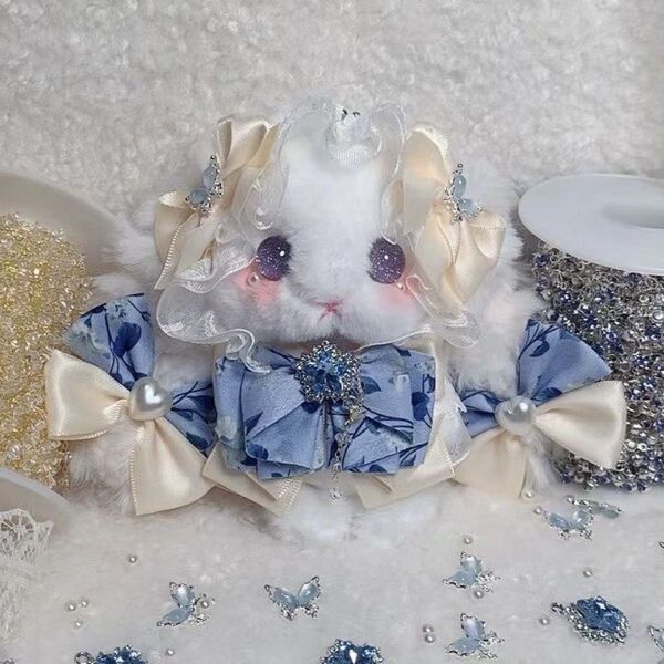 ぬいぐるみ ハンドメイド キーホルダー ふわふわうさぎキーホルダー 可愛いプレゼント ハンドメイド バッグチャーム