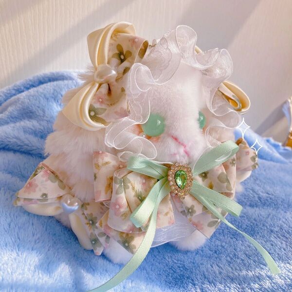 ぬいぐるみ ハンドメイド キーホルダー ふわふわうさぎキーホルダー 可愛いプレゼント ハンドメイド バッグチャーム