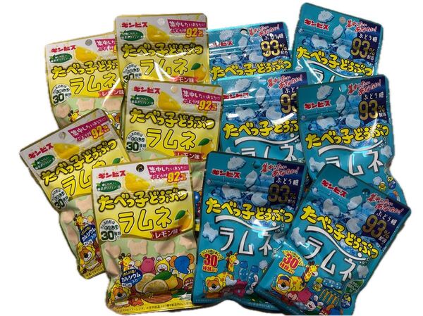 ギンビス たべっ子どうぶつラムネ ラムネレモン味 計11袋