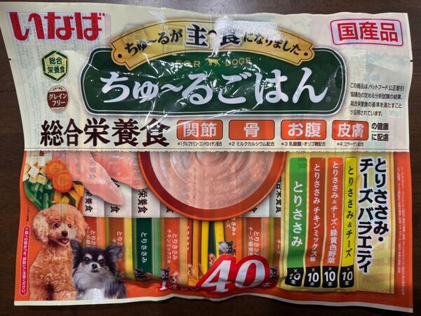 ちゅ〜るごはん とりささみ・チーズバラエティ(14g*40本入)