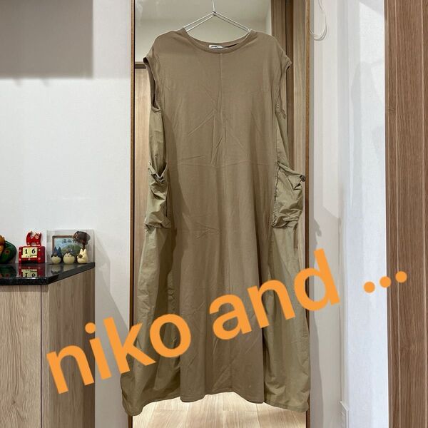 ニコアンド niko and ワンピース ノースリーブワンピース ロング