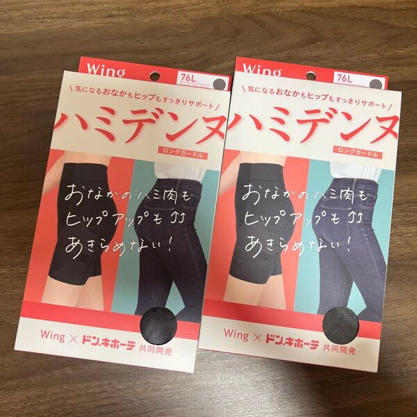 Wing ウイング ワコール ハミデンヌ ガードル モカ 76L×2 新品