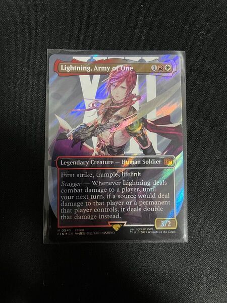 シーンドライブ、ライトニング/Lightning,Army of One サージFoil 英語 EN