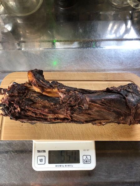 鹿背骨(肉付)猟犬・大型犬推奨 無添加おやつ 犬デンタルボーン 犬デンタルガム(簡易包装/不揃い)