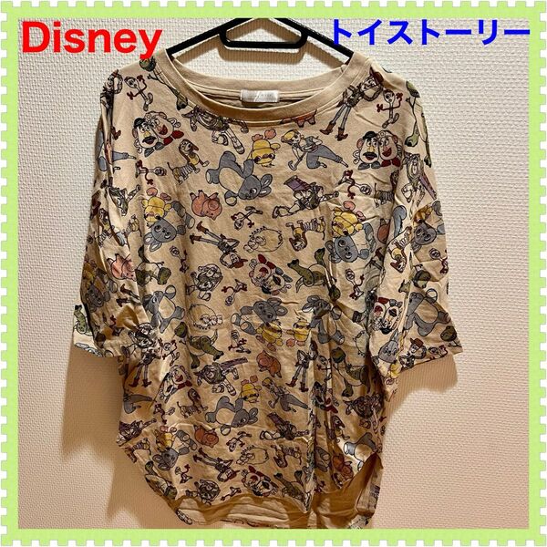 ★Disney ディズニー★トイストーリー4 総柄 Tシャツ レディースM