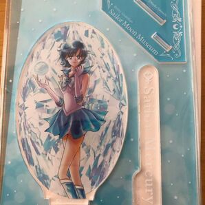 セーラームーン セーラームーン展 セーラーマーキュリー 水野亜美 アクリルスタンド 定時コラボ カード