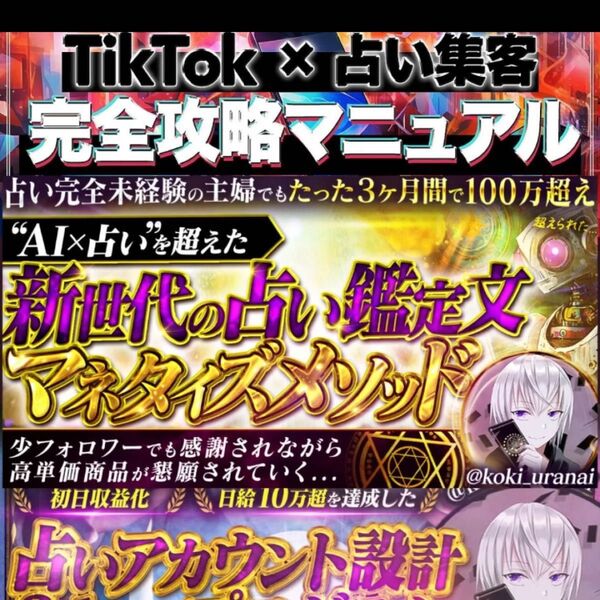 総額23万円相当 コキtips 占いスターターキット
