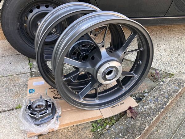 ZRX1200DAEG 純正ホイール パウダーコート