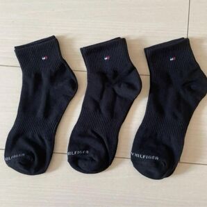 新品 3足組 トミーヒルフィガー靴下 ソックス 男女兼用