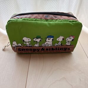 新品 レスポートサック スヌーピー ポーチ ピーナッツ SNOOPY