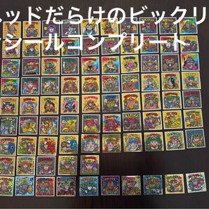 ヘッドだらけのビックリマンシール85種コンプリート