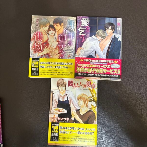 隣人たちの食卓 (キャラ文庫 い5-6) いおかいつき/著愛を乞う 夜光花/月印の御子への供物 西野花