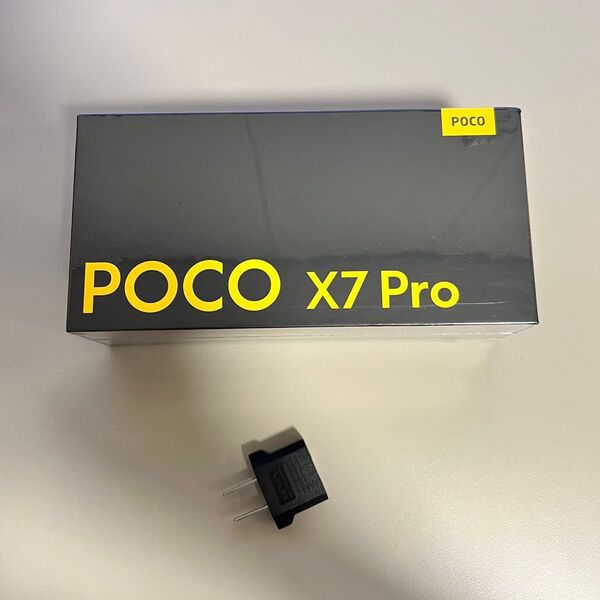 【新品・未開封品】POCO X7 Pro Black ブラック 12GB RAM+256GB ROM グローバル版