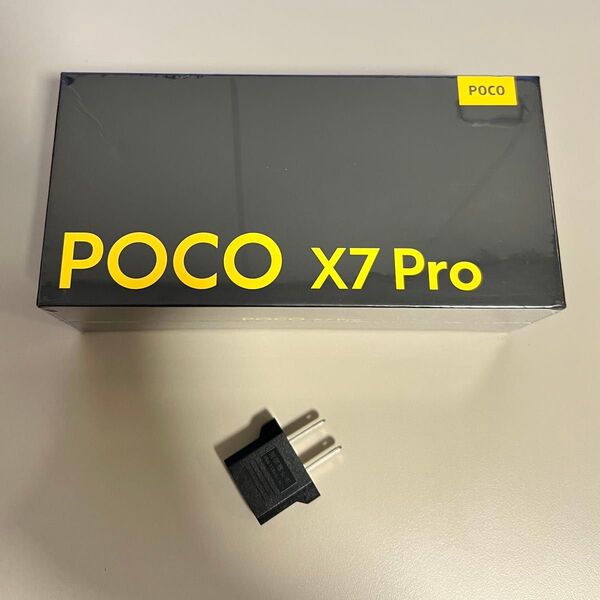 【新品・未開封品】POCO X7 Pro Black ブラック 12GB RAM+512GB ROM グローバル版