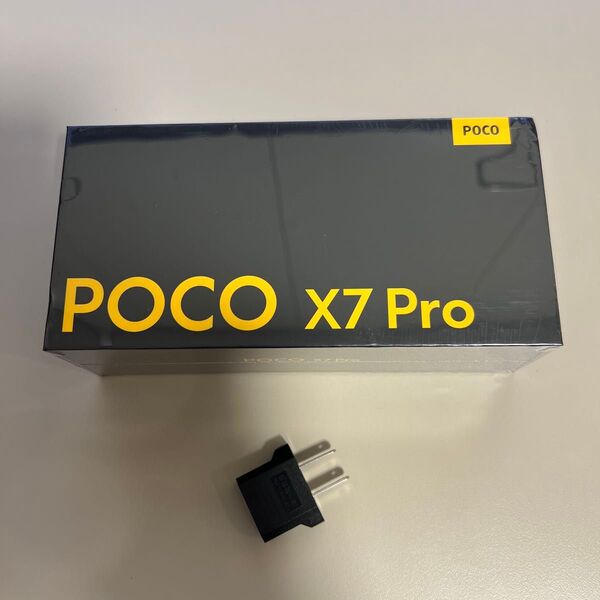 【新品・未開封品】POCO X7 Pro Black ブラック 12GB RAM+512GB ROM グローバル版