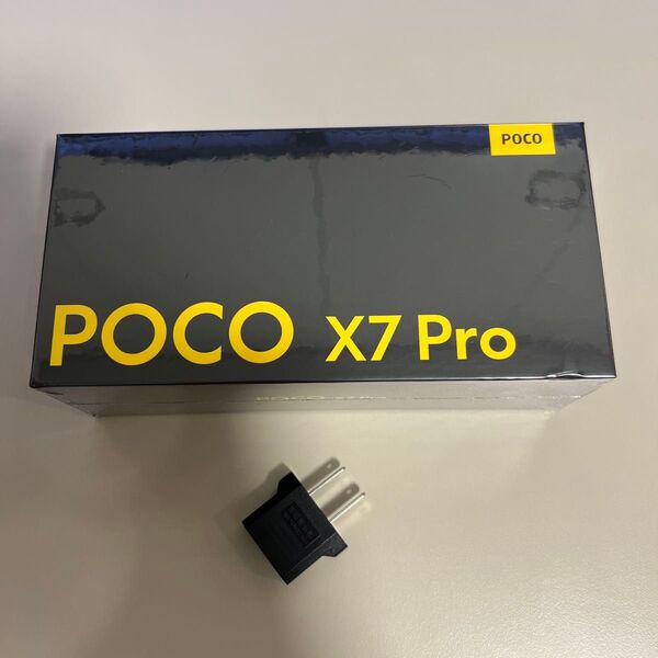 【新品・未開封品】POCO X7 Pro Black ブラック 8GB RAM+256GB ROM グローバル版