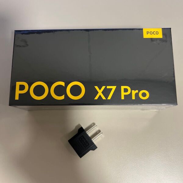 【新品・未開封品】POCO X7 Pro Black ブラック 8GB RAM+256GB ROM グローバル版