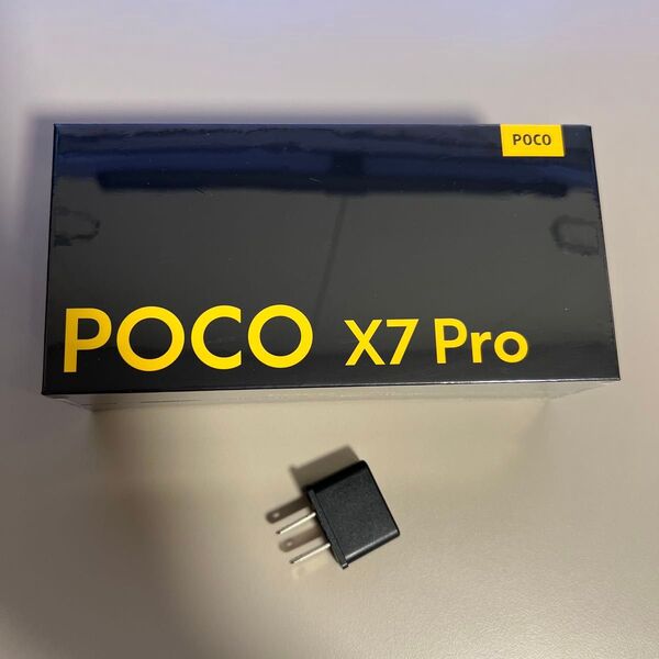 【新品・未開封品】POCO X7 Pro Black ブラック 12GB RAM+256GB ROM グローバル版