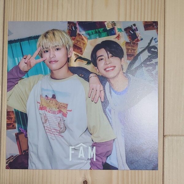 timelesz FAM 通常盤 FAMペア絵柄アナザージャケット 松島聡&篠塚大輝