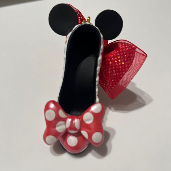 ディズニー ミニーマウス ハイヒール型キーホルダー