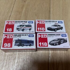 トミカ ミニカー 4台セット まとめ売り