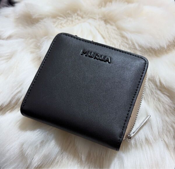 【MURUA】 ラウンド札入れミニ財布