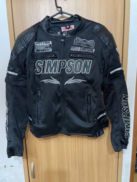 SIMPSON メッシュジャケット 黒 バイク