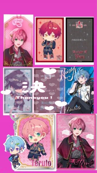 KnightA-騎士A- カード4点・アクキー2点セット