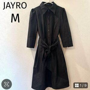 JAYRO ジャイロ ベルトリボン付き シャツワンピース