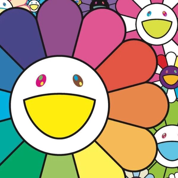 ポップンフラワーズ 村上隆直筆サイン入りエディションプリント
