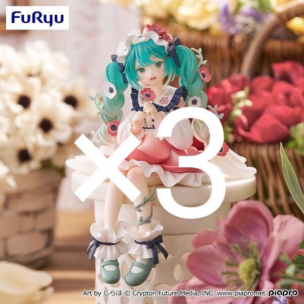 初音ミクシリーズ ぬーどるストッパーフィギュア Flower Fairy アネモネ フィギュア 初音ミク ぬーどるストッパー