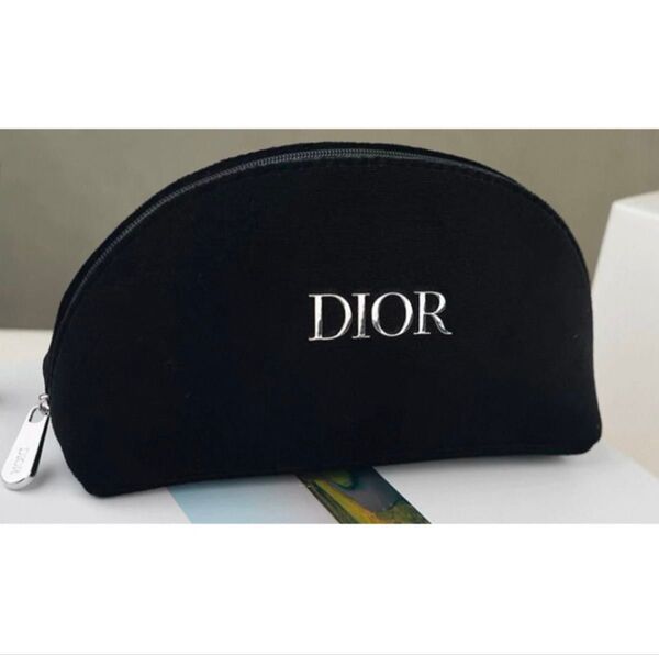 Dior ディオール ノベルティ ポーチ ベロア ブラック