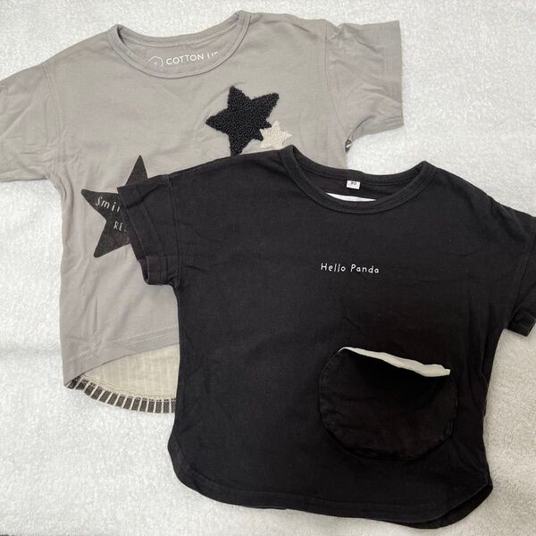 キッズ服 半袖 (size:90)2枚セット