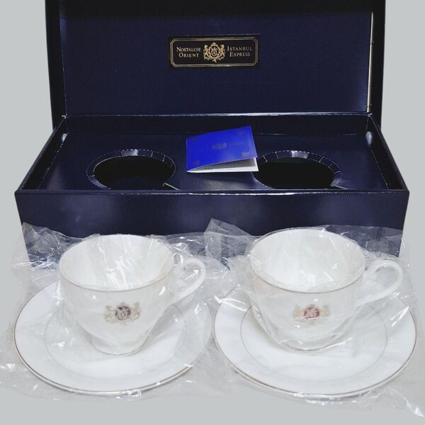 桃山陶器 ORIENT EXPRESS コーヒーカップ&ソーサー ペアセット 洋食器