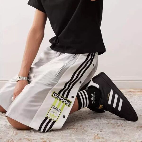 アディダスオリジナルス adidas Originals Adilenium シーズン 2 メガブレイクショーツ グレー シルバー