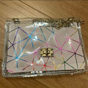 Anuenue 2wayクリアーチェーンショルダーバッグ