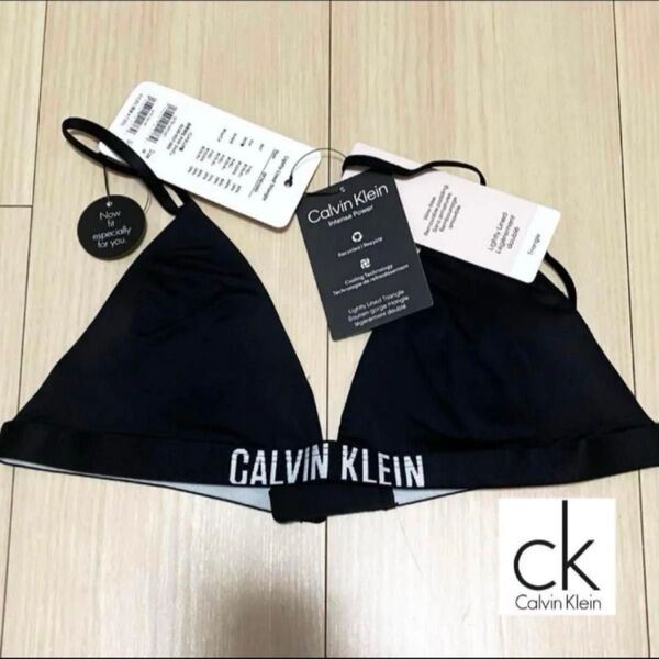 S カルバンクライン マイクロファイバー トライアングルブラ CALVIN KLEIN INTENSE POWER ライトライン
