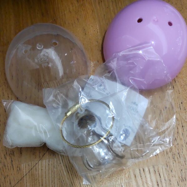 【新品未使用】うちの子のけだまだま ガチャガチャ シャム 猫 ネコ 毛玉