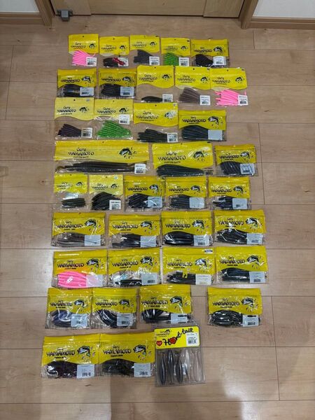 【バス釣り引退】ゲーリーヤマモト 中古ワームセット